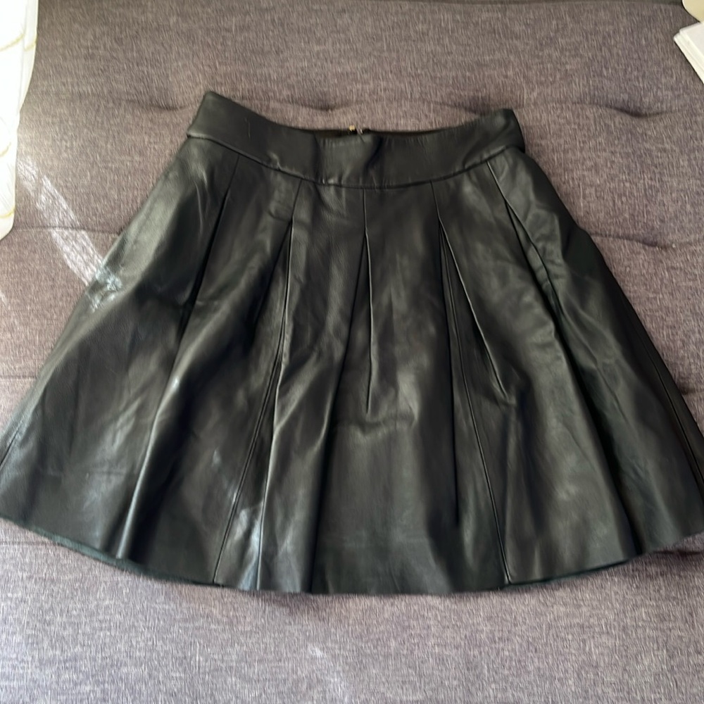 Banana Republic Black Skater Skirt